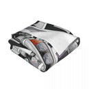 Axyaa Chaser JZX100 x 1JZ Engine Throw Blanket for Stylish Winter Decor