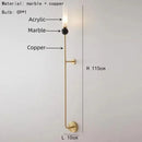 Axyaa Copper Marble Chandelier: Modern Luxury Pendant Lamp for Living Room, Kitchen, Bedroom