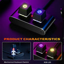 Axyaa Aluminum Desktop Motherboard Power Button - Mechanical Switch for Home Office