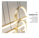 Axyaa Modern Minimalist Chandelier LED Bar Lamp Luxury Nordic Design