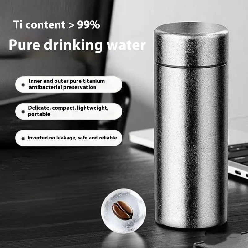 Axyaa Titanium Insulated Tea Cup Portable Business Office Bottle