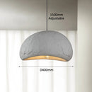 Axyaa Wabi Sabi Scandinavian Pendant Lamp in Green Grey for Living Room