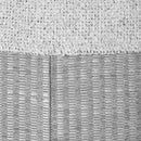 Axyaa Nordic Light Luxury Silver Grey Sofa Pillow with Woven Stitching