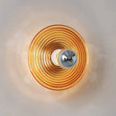 Axya Water Ripple Glass Disk Wall Lamp for Bedroom Living Room Closet Wall Decor
