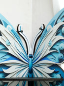 Axyaa Butterfly Crystal Shelf: Home Decor Essential Oil Rack & Floating Wall Display