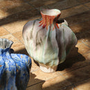 Axyaa Handmade Porcelain Irregular Tulip Flower Vase - Home Decoration