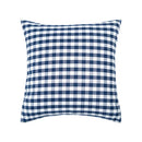 Axyaa Checkered Stripe Pillowcase Blue Series 45x45cm Home Office Decor
