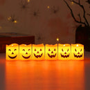 Axyaa Halloween LED Pumpkin Candle Light Skull Ghost Festival Decor