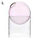 Axyaa Vintage Glass Vase for Tabletop Plants and Flower Arrangements