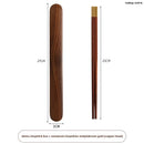 Axyaa Premium Wooden Chopsticks Box - Portable Single-Serving Cutlery Holder