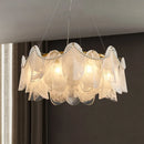 Axyaa Crystal Chandelier LED Pendant Lamp - Luxury Home Decor Lighting