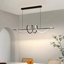 Spiral Dining Room LED Pendant Lights by Axyaa - Modern Kitchen Decor Lighting