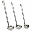 Axya Stainless Steel Long Handle Serving Spoon - Round Soup Scoop