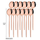 Axyaa Rose Gold Stainless Steel Cutlery Set - 12 Pieces