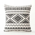 Axyaa Nordic Linen Sofa Cushions Cover Grey Bohemian Ethnic Throw Pillows Cover