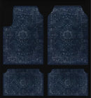 Axyaa Bohemian Style Car Foot Mat Home Rug Set Anti-slip American Retro Rugs