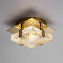 Axyaa Nordic Gold Crystal Ceiling Chandelier for Luxury Living Room Bedroom