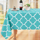 Axyaa Moroccan Waterproof Tablecloths - Indoor & Restaurant Washable Table Covers
