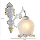 Axyaa European Chandelier with White Glass Shade for Dining Room