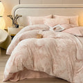 Axyaa Class A Milk Fleece 4-Piece Winter Bedding Set - Warm Quilt Cover