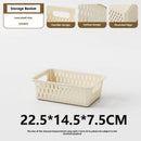 Axyaa Plastic Storage Baskets Stackable Household Organizer Bins for Pantry Snacks Toys