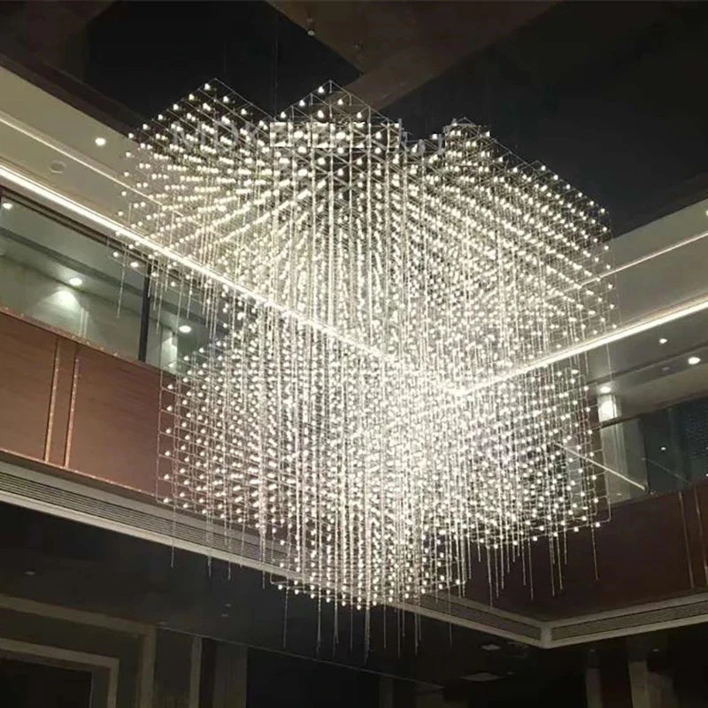 Axyaa Nordic Luxury LED Chandeliers: Customized Indoor Lighting Fixture