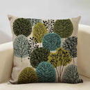 Nordic Style Cotton Tree Of Love Throw Pillow Cover 45x45CM Square Axyaa Brand