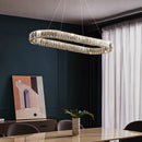 Axyaa Crystal Chandeliers: Modern LED Ceiling Lights for Living Room