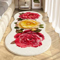 Axyaa Chinese Style Floral Carpets: Colorful, Soft, Plush Rug for Living Room & Bedroom