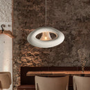 Axyaa Nordic Wabi Sabi LED Chandelier: Creative Hollow Design for Restaurant, Bedroom, Bar & Coffee Shop