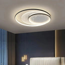 Axyaa Modern Round Ceiling Light - Dimmable LED, Nordic Surface Mounted Fixture.
