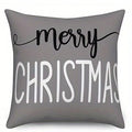 Axyaa Believe Merry Christmas Let It Show Cushion Cover for Sofa Bedroom Car