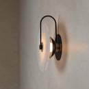 Axyaa Alabaster Round LED Wall Lamp for Living Room Bedroom Aisle Indoor Decor
