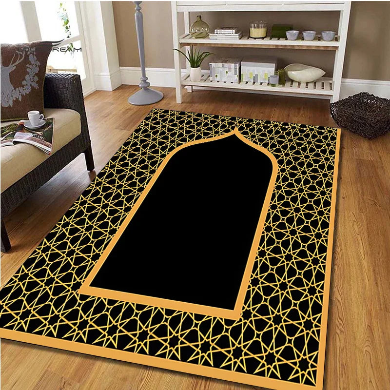 Axyaa Muslim Prayer Non-slip Carpet Room Mat for Kitchen Bathroom Floor