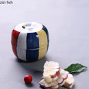 Axya Ceramic Tableware Set: Bowl with Lid, Pickle Dish, Plate, Bowl, Tray
