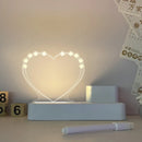 Axyaa Luminous Led Night Lights Acrylic Message Board Calendar Desktop Memo Prompt