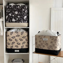 Axya Fabric Clothing Storage Box for Light Luxury Clothes Organization