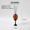 Axyaa Geometric Circle Glass Vase Home Decoration