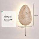 Axyaa Nordic Yellow Cave Stone Wall Lamp for Living Room and Bedroom
