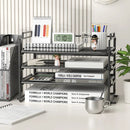 Axyaa Metal Foldable File Rack - Multi-Layer Desktop File Storage Box