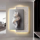 Axyaa Crystal Porcelain Wall Luster for Living Room Corridor Home Decoration