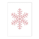 Axyaa Merry Pink Christmas Wall Art Canvas, Kids Room Decor, Nursery Posters, Nordic Design.