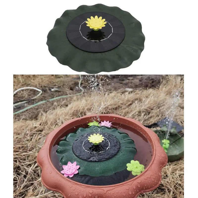 Axya Solar Lotus Flower Floating Pond Light - LED Garden Pool Lamp