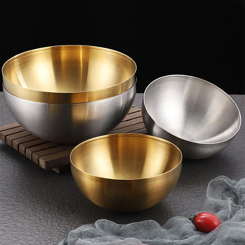 Axyaa Stainless Steel Ramen Bowl - Stylish Kitchen Tableware and Utensil