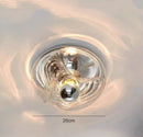 Axyaa Handblown Wave Glass Shade Wall Sconce for Home Decor Fixtures