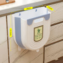 Axyaa Collapsible Hanging Kitchen Trash Can | Compact Waste Bin for Under Sink