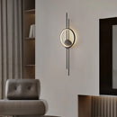 Axyaa Copper Strip LED Wall Lamp for Bedroom Living Room Staircase Lighting