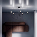 Axyaa Modern LED Gravity Chandelier for Living Room, Lobby, or Dining Room