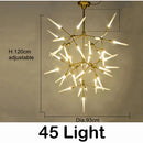 Axyaa Sputnik Chandelier LED Pendant Tree Lighting for Kitchen Dining Room