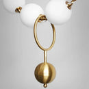 Axyaa Postmodern French Pendant Lamp: Living Room & Dining Room Glass Ball Pearl Pendant